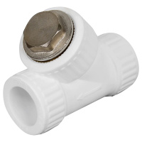 Фильтр РОСТерм PPR сетчатый косойВ/В D32 Фильтр РОСТерм PPR сетчатый косойВ/В D32