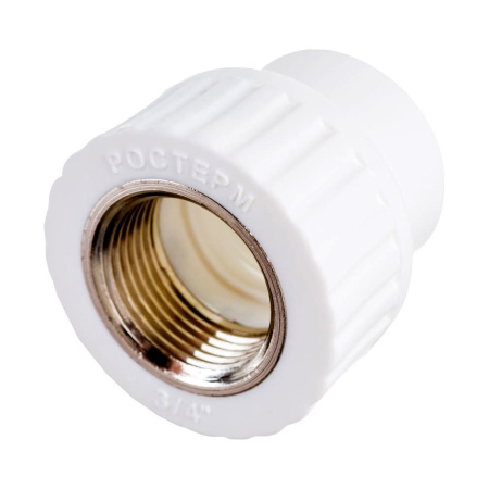 Муфта РОСТерм PPR комбинированная с раз. раструбом D25х3/4 ВР Муфта РОСТерм PPR комбинированная с раз. раструбом D25х3/4 ВР