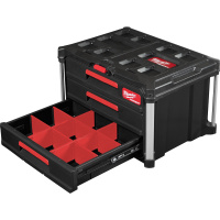 Ящик Milwaukee PACKOUT с 3-мя выдвижными отсеками Ящик Milwaukee PACKOUT с 3-мя выдвижными отсеками