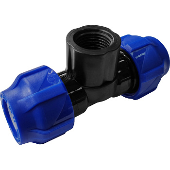 Тройник компрессионный переходной внутренняя резьба 50-1/2"-50 (Valfex) (12/3) Тройник компрессионный переходной внутренняя резьба 50-1/2"-50 (Valfex) (12/3)