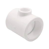 Тройник РОСТерм PPR переходной 90 гр. 63-40-63, белый Тройник РОСТерм PPR переходной 90 гр. 63-40-63, белый