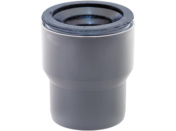 Переход сер с чугуна на пластик 124/110 ВК с манжетой, РТП (36) Переход сер с чугуна на пластик 124/110 ВК с манжетой, РТП (36)