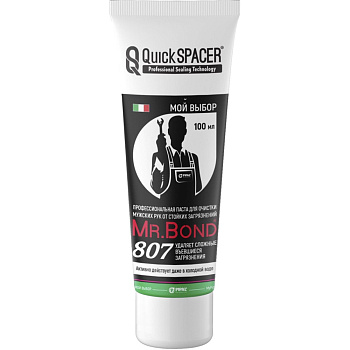 Паста для очистки рук Mr.Bond от стойких загрязнений QS 807, 100гр