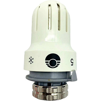 Термоголовка VALFEX жидкостная М30х1,5 белый диапазон регулировки 6,5-28 гр. С (72/9), VF.5000.0.0 Термоголовка VALFEX жидкостная М30х1,5 белый диапазон регулировки 6,5-28 гр. С (72/9), VF.5000.0.0