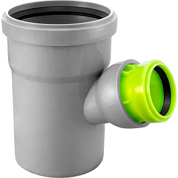 Тройник VALFEX 110х50/45-88гр. регулируемый PP-H для внут. канал. (35), 23110050 Тройник VALFEX 110х50/45-88гр. регулируемый PP-H для внут. канал. (35), 23110050