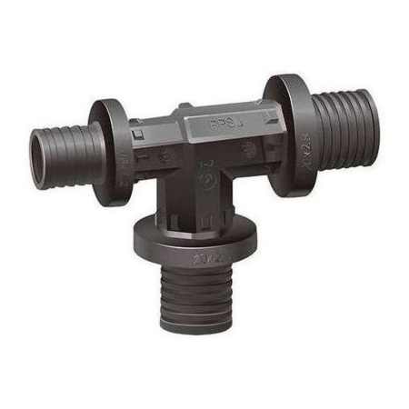 Тройник VARMEGA Slide-fit переходной, 16×20×16 мм, аксиальный, VM50501 Тройник VARMEGA Slide-fit переходной, 16×20×16 мм, аксиальный, VM50501