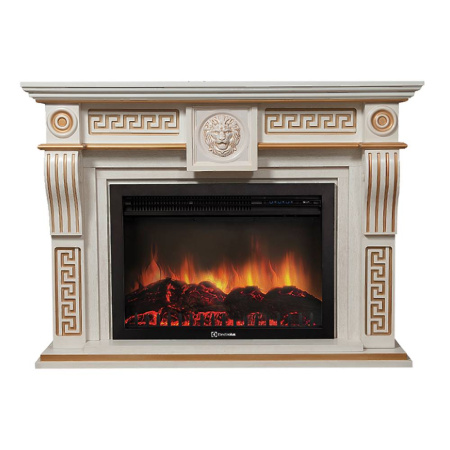 Портал Firelight Vittoriano 30 Белёный дуб с золотой патиной Портал Firelight Vittoriano 30 Белёный дуб с золотой патиной
