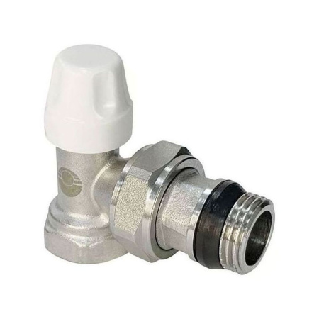 Клапан VALFEX для радиаторов, настроечный угловой 1/2" (120/15) Клапан VALFEX для радиаторов, настроечный угловой 1/2" (120/15)