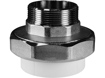 Муфта комб.разъём.(американка) НР 20 x 1/2" (175/25) VALFEX Муфта комб.разъём.(американка) НР 20 x 1/2" (175/25) VALFEX