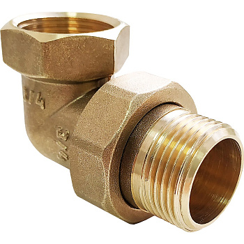 Соединитель разъемный VALFEX угловой (американка) ВР-НР 3/4" латунь (10/50) Соединитель разъемный VALFEX угловой (американка) ВР-НР 3/4" латунь (10/50)