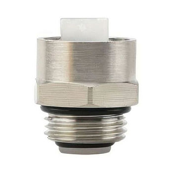 Клапан отсекающий VARMEGA VM13302 для автоматического воздухоотводчика 1/2" ВР-НР, никелированный Клапан отсекающий VARMEGA VM13302 для автоматического воздухоотводчика 1/2" ВР-НР, никелированный