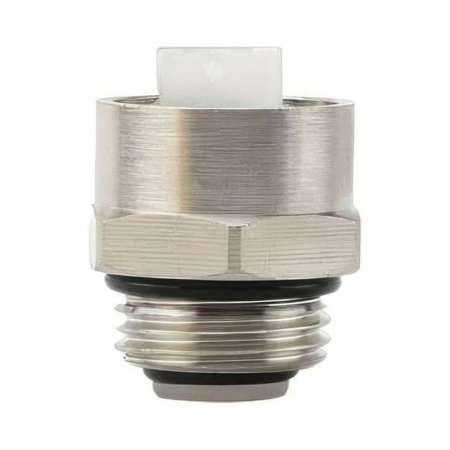 Клапан отсекающий VARMEGA VM13302 для автоматического воздухоотводчика 1/2" ВР-НР, никелированный Клапан отсекающий VARMEGA VM13302 для автоматического воздухоотводчика 1/2" ВР-НР, никелированный