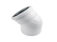 Отвод диаметром 40/45гр REHAU RAUPIANO PLUS Отвод диаметром 40/45гр REHAU RAUPIANO PLUS