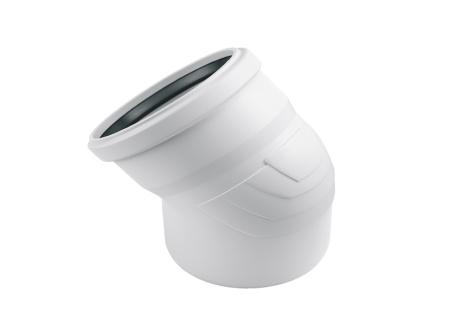 Отвод диаметром 40/45гр REHAU RAUPIANO PLUS Отвод диаметром 40/45гр REHAU RAUPIANO PLUS