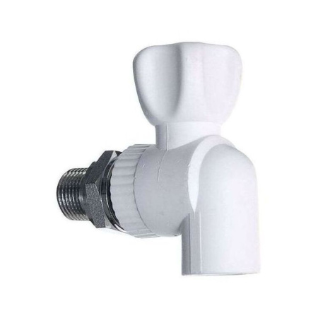 Кран РОСТерм PPR для радиатора угловой 20х1/2 НР Кран РОСТерм PPR для радиатора угловой 20х1/2 НР