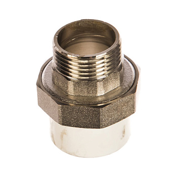 Муфта РОСТерм PPR комбинированная с раз. раструбом D32х1 НР Муфта РОСТерм PPR комбинированная с раз. раструбом D32х1 НР