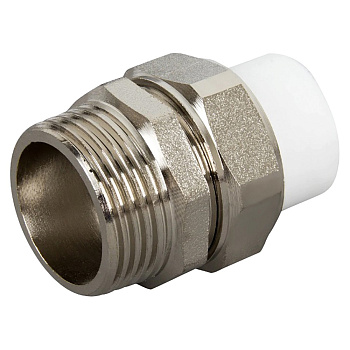 Муфта РОСТерм PPR комбинированная с раз. раструбом D20х1 НР Муфта РОСТерм PPR комбинированная с раз. раструбом D20х1 НР