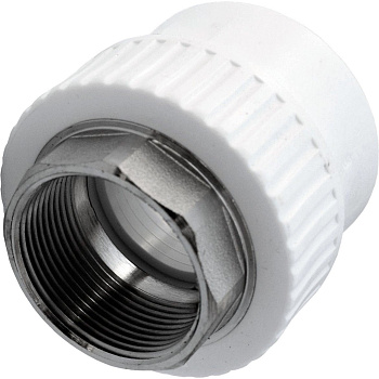 Муфта РОСТерм PPR комбинированная под ключ D32х1 ВР Муфта РОСТерм PPR комбинированная под ключ D32х1 ВР