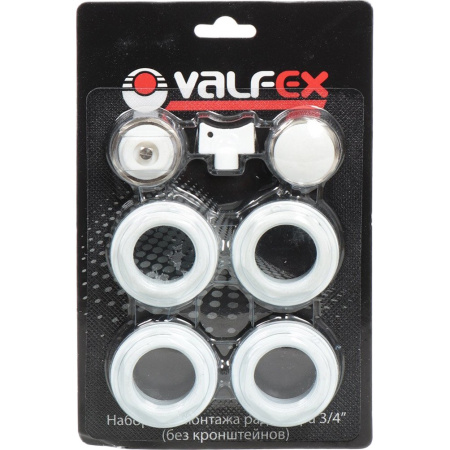 Комплект VALFEX для радиатора 3/4" без кронштейнов (40) Комплект VALFEX для радиатора 3/4" без кронштейнов (40)