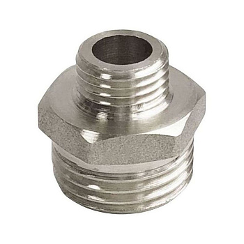 Ниппель VALFEX переходной НР 1 1/4" - НР 1" никель (80/5) Ниппель VALFEX переходной НР 1 1/4" - НР 1" никель (80/5)