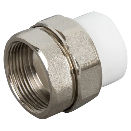 Муфта РОСТерм PPR комбинированная с раз. раструбом D32х1.1/4 ВР Муфта РОСТерм PPR комбинированная с раз. раструбом D32х1.1/4 ВР