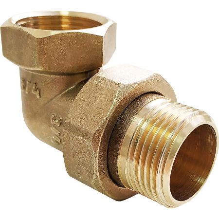 Соединитель разъемный VALFEX угловой (американка) ВР-НР 1" латунь (5/25) Соединитель разъемный VALFEX угловой (американка) ВР-НР 1" латунь (5/25)
